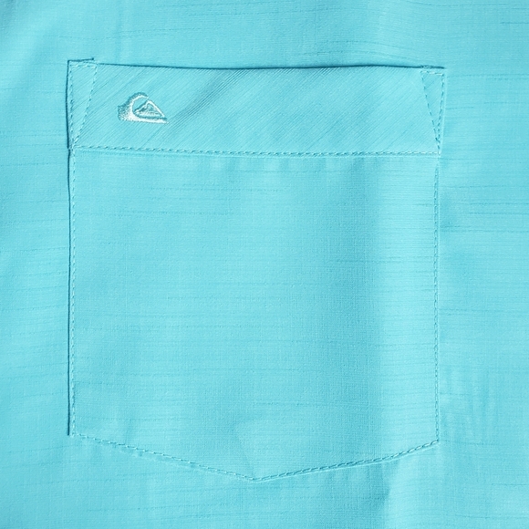NWT Quiksilver Blue Waterman Collection Button Down Shirt - Picture 3 of 6